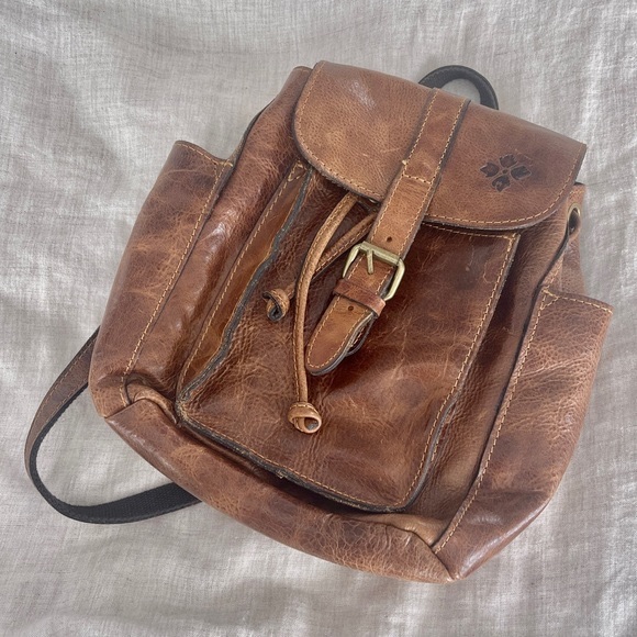 Patricia Nash Bags Patricia Nash Brown Rustic Leather Backpack Nwot
